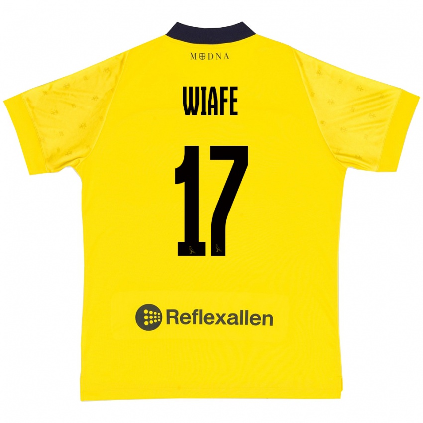 נשים Samuel Wiafe #17 צהוב כחול נייבי ג'רזי ביתית 2025/26 חולצה קצרה