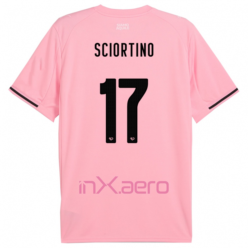 נשים ריקרדו שטינו #17 ורוד שחור ג'רזי ביתית 2025/26 חולצה קצרה