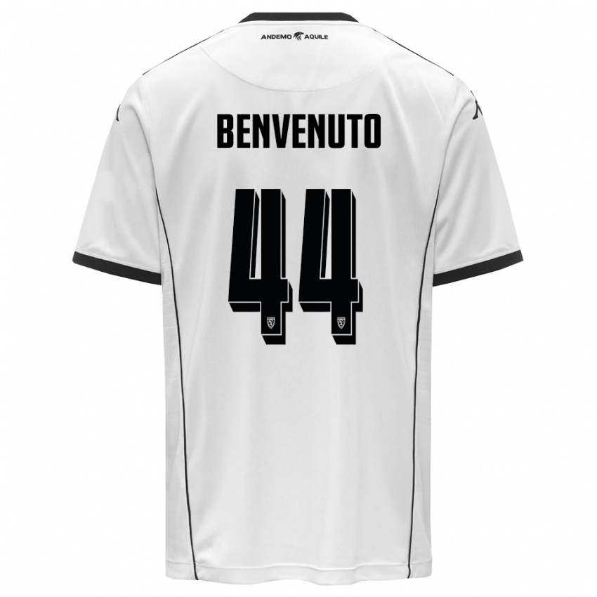 נשים מטיה בנוונוטו #44 לבן שחור ג'רזי ביתית 2025/26 חולצה קצרה