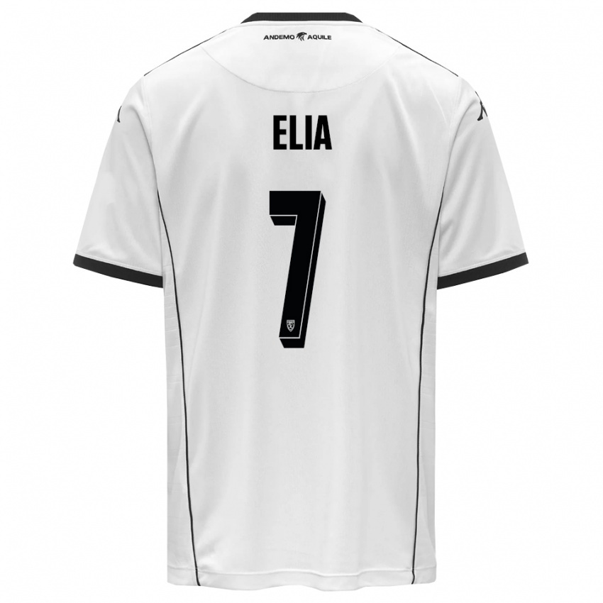 נשים סלבטורה אליה #7 לבן שחור ג'רזי ביתית 2025/26 חולצה קצרה