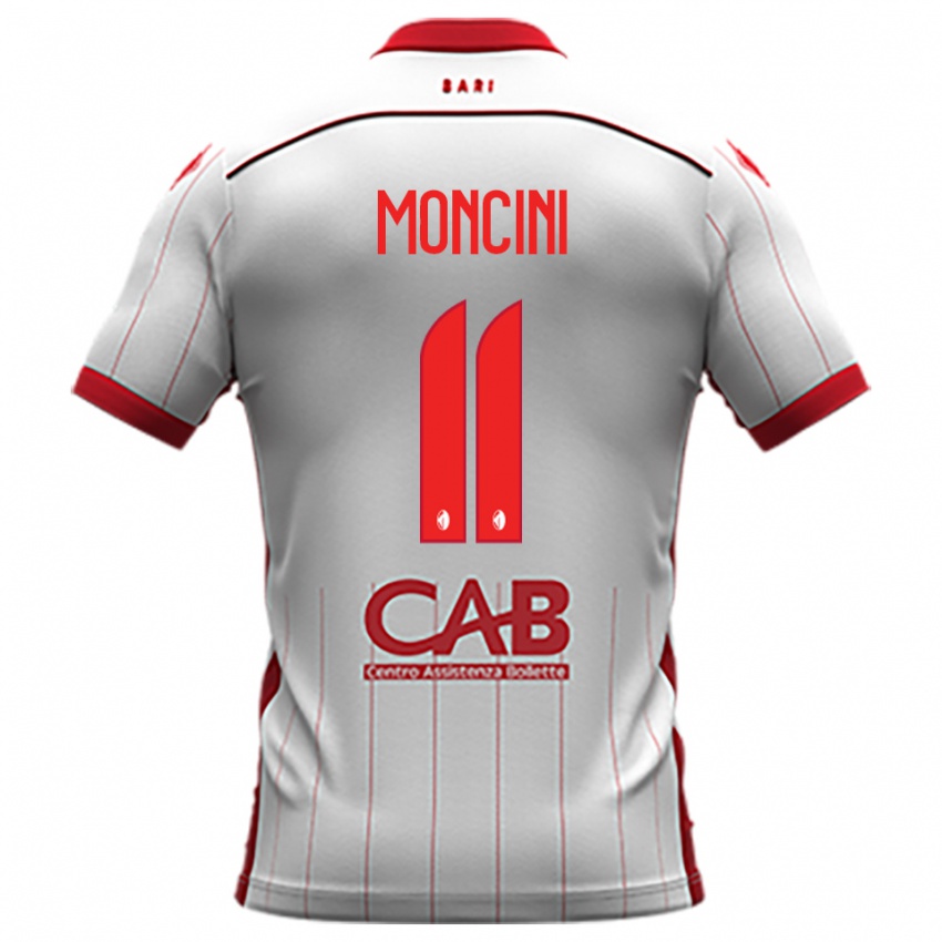 נשים גבריאלה מונצ'יני #11 לבן אדום ג'רזי ביתית 2025/26 חולצה קצרה