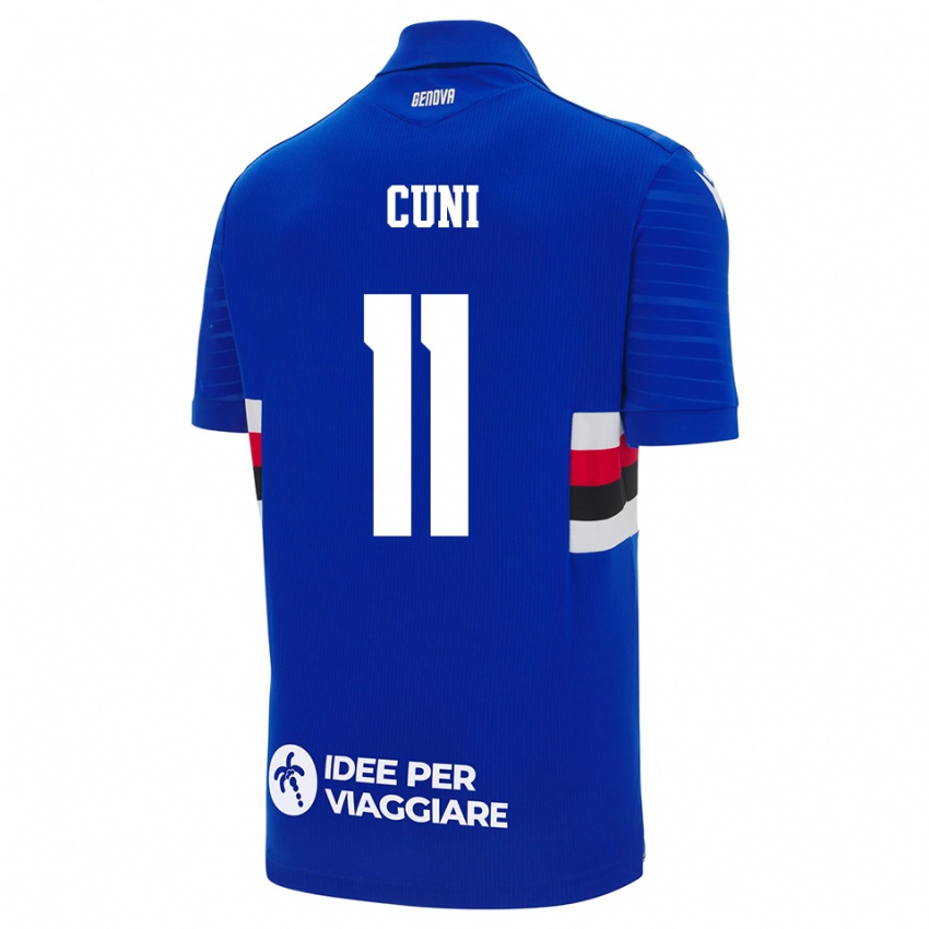 נשים מרווין צ׳וני #11 כחול לבן ג'רזי ביתית 2025/26 חולצה קצרה