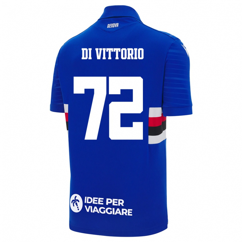 נשים איירין די ויטוריו #72 כחול לבן ג'רזי ביתית 2025/26 חולצה קצרה