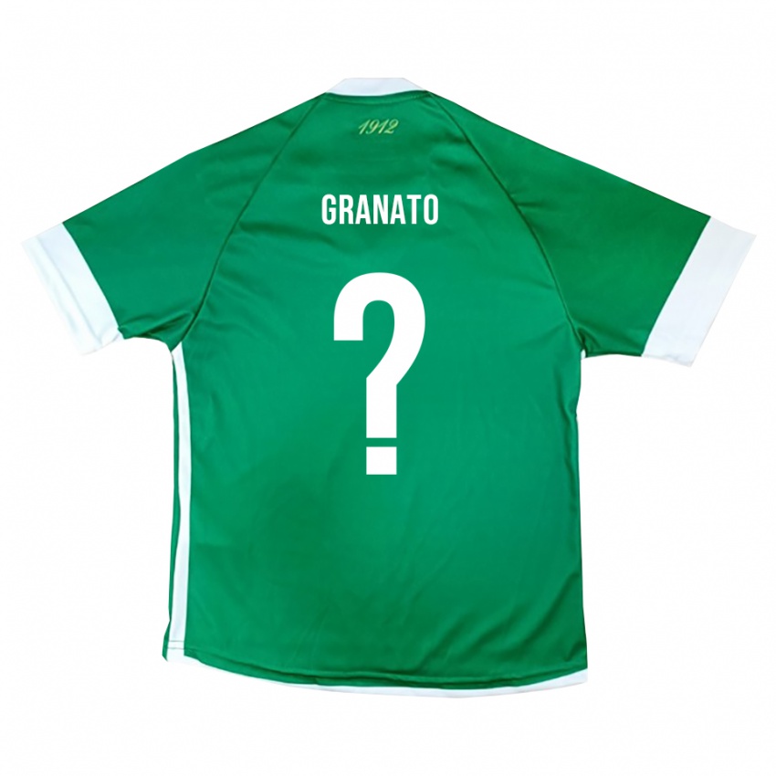 נשים Carmine Granato #0 ירוק לבן ג'רזי ביתית 2025/26 חולצה קצרה