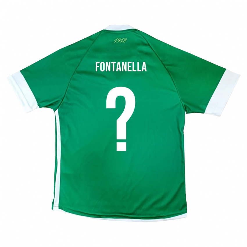 נשים Emanuele Fontanella #0 ירוק לבן ג'רזי ביתית 2025/26 חולצה קצרה