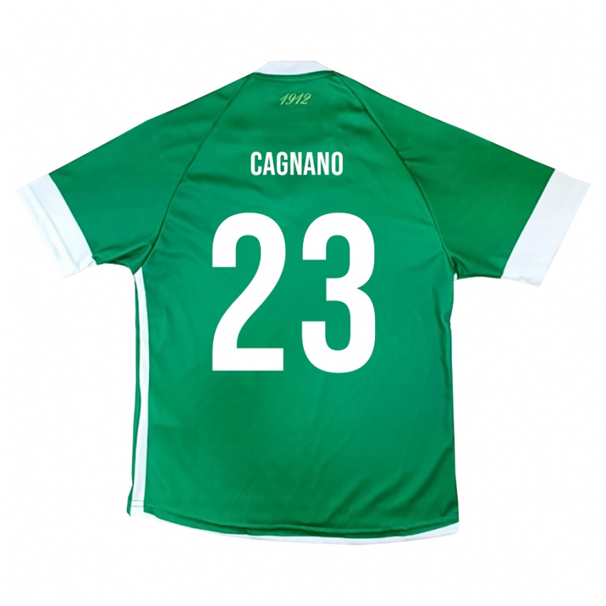 נשים אנדראה קניינו #23 ירוק לבן ג'רזי ביתית 2025/26 חולצה קצרה