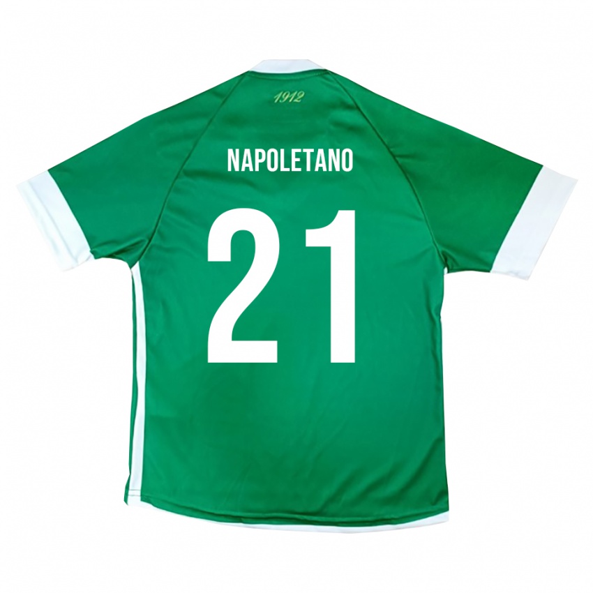 נשים Jordan Napoletano #21 ירוק לבן ג'רזי ביתית 2025/26 חולצה קצרה