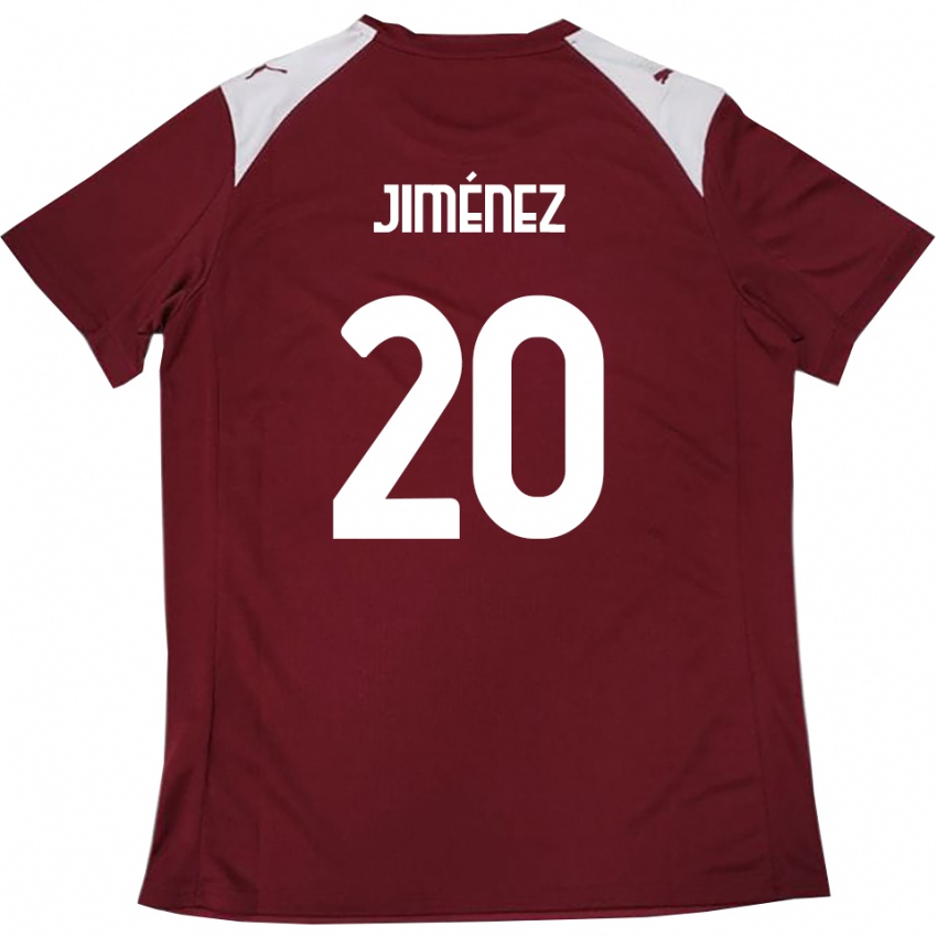 נשים כאלב ג׳ואל חימנס קסטיו #20 בורדו לבן ג'רזי ביתית 2025/26 חולצה קצרה