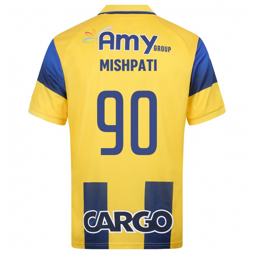 נשים רועי משפתי #90 צהוב כחול נייבי ג'רזי ביתית 2025/26 חולצה קצרה