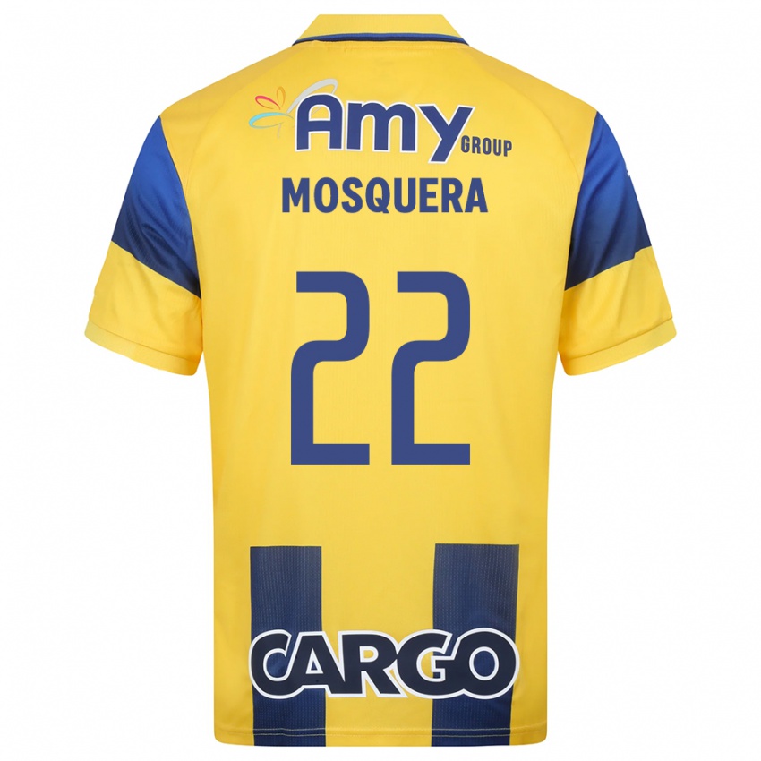 נשים אורלנדו מוסקרה #22 צהוב כחול נייבי ג'רזי ביתית 2025/26 חולצה קצרה