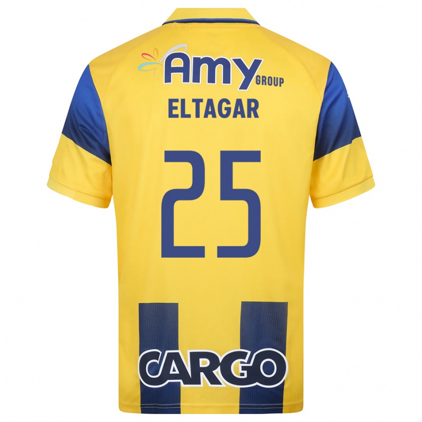 נשים Barak Eltagar #25 צהוב כחול נייבי ג'רזי ביתית 2025/26 חולצה קצרה