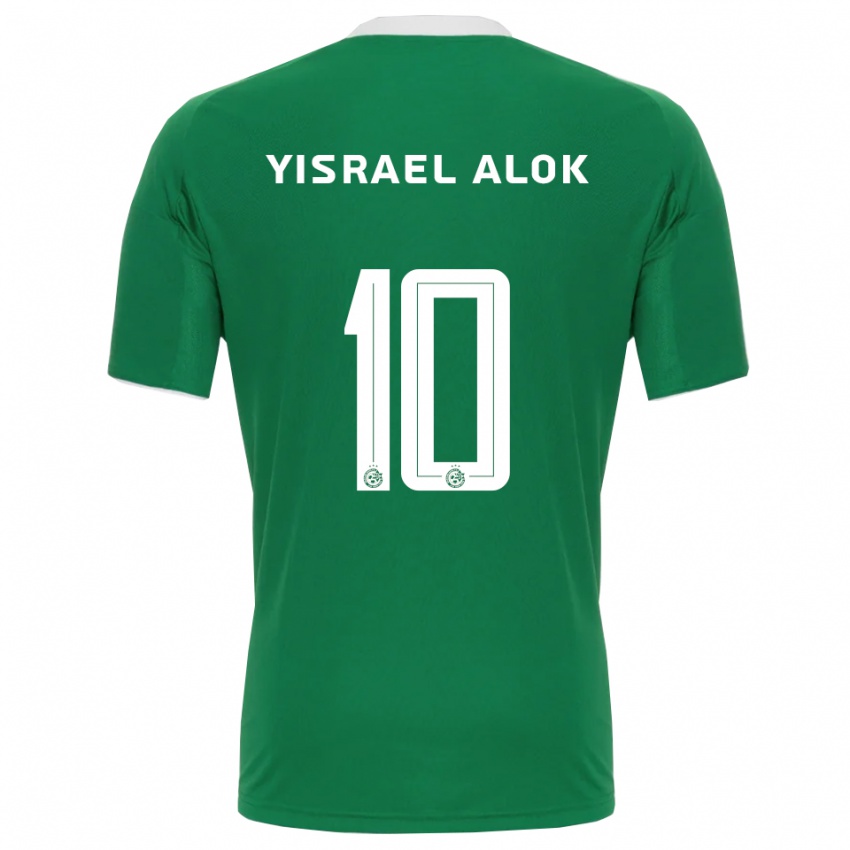 נשים Noam Yisrael Alok #10 ירוק לבן ג'רזי ביתית 2025/26 חולצה קצרה