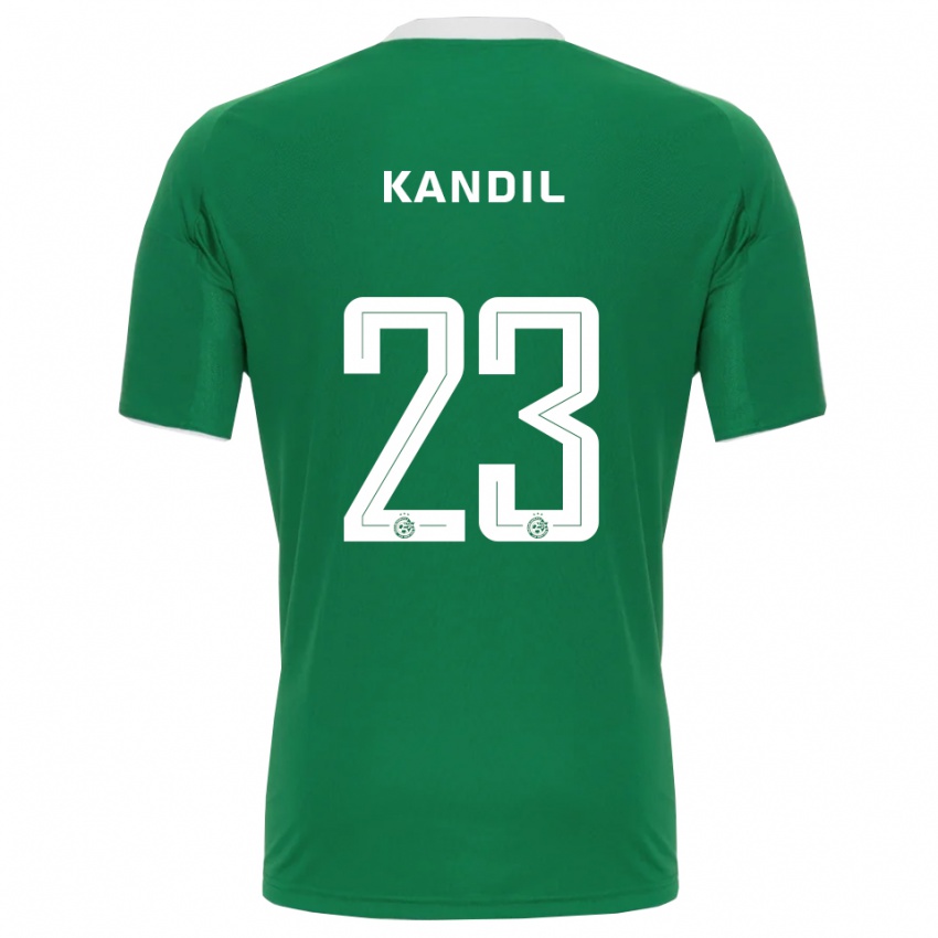 נשים מאור קנדיל #23 ירוק לבן ג'רזי ביתית 2025/26 חולצה קצרה נשים מאור קנדיל #23 ירוק לבן ג'רזי ביתית 2025/26 חולצה קצרה