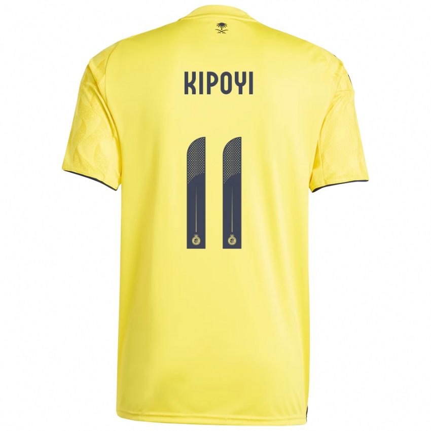 נשים Ruth Kipoyi #11 צהוב שחור ג'רזי ביתית 2025/26 חולצה קצרה