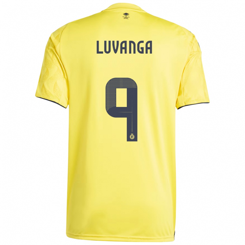 נשים Clara Luvanga #9 צהוב שחור ג'רזי ביתית 2025/26 חולצה קצרה