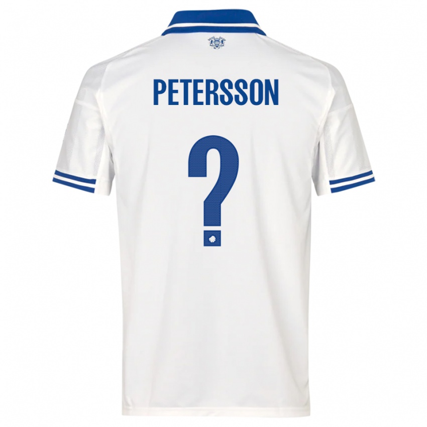 נשים Oliver Petersson #0 לבן כחול ג'רזי ביתית 2025/26 חולצה קצרה