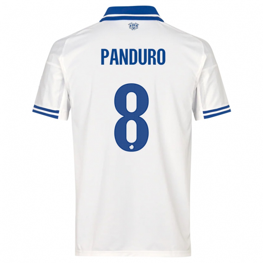 נשים טריסטן פנדורו #8 לבן כחול ג'רזי ביתית 2025/26 חולצה קצרה