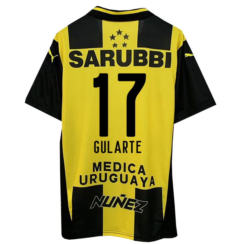 נשים עמנואל גולארטה #17 צהוב שחור ג'רזי ביתית 2025/26 חולצה קצרה