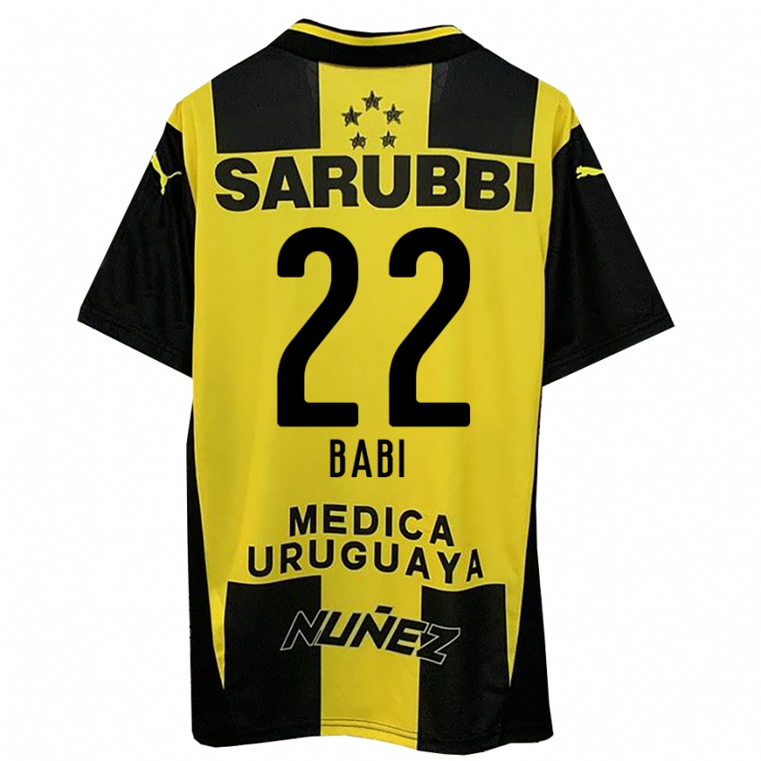 נשים מתיאוס באבי #22 צהוב שחור ג'רזי ביתית 2025/26 חולצה קצרה