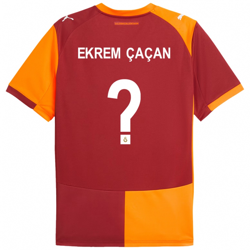 נשים Yağız Ekrem Çaçan #0 אדום כתום ג'רזי ביתית 2025/26 חולצה קצרה