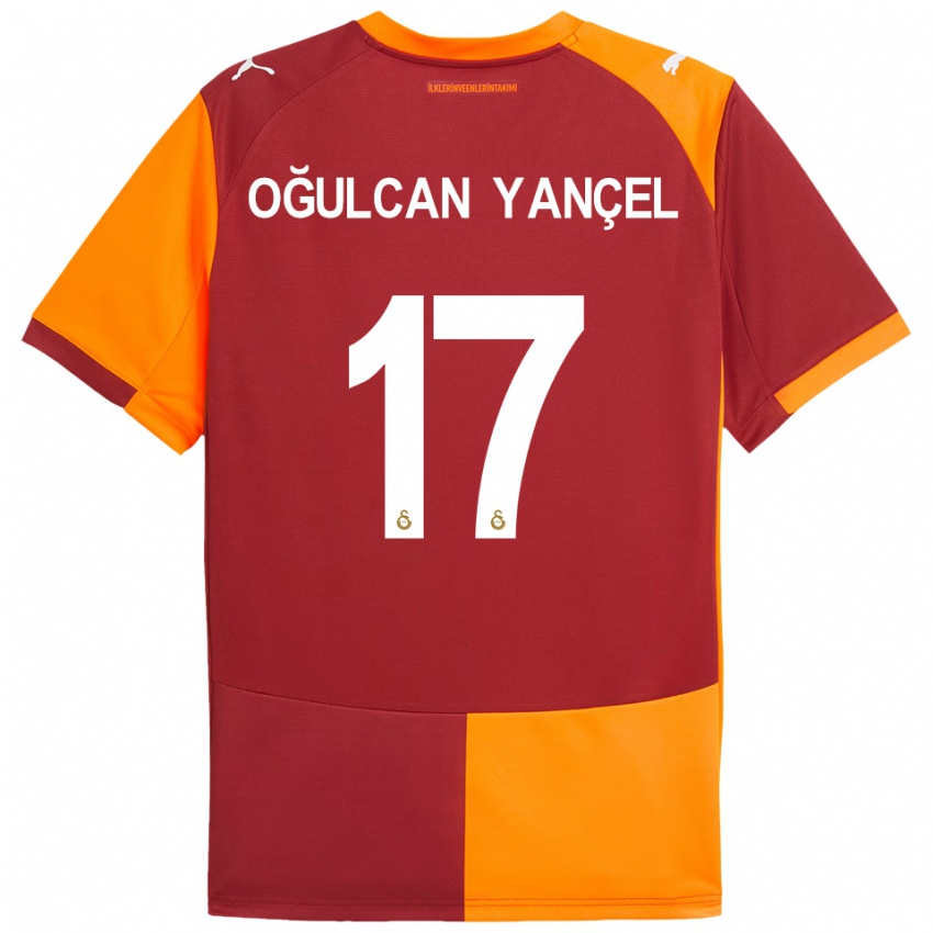 נשים Necati Oğulcan Yançel #17 אדום כתום ג'רזי ביתית 2025/26 חולצה קצרה