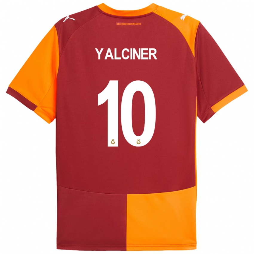 נשים İsmigül Yalçıner #10 אדום כתום ג'רזי ביתית 2025/26 חולצה קצרה