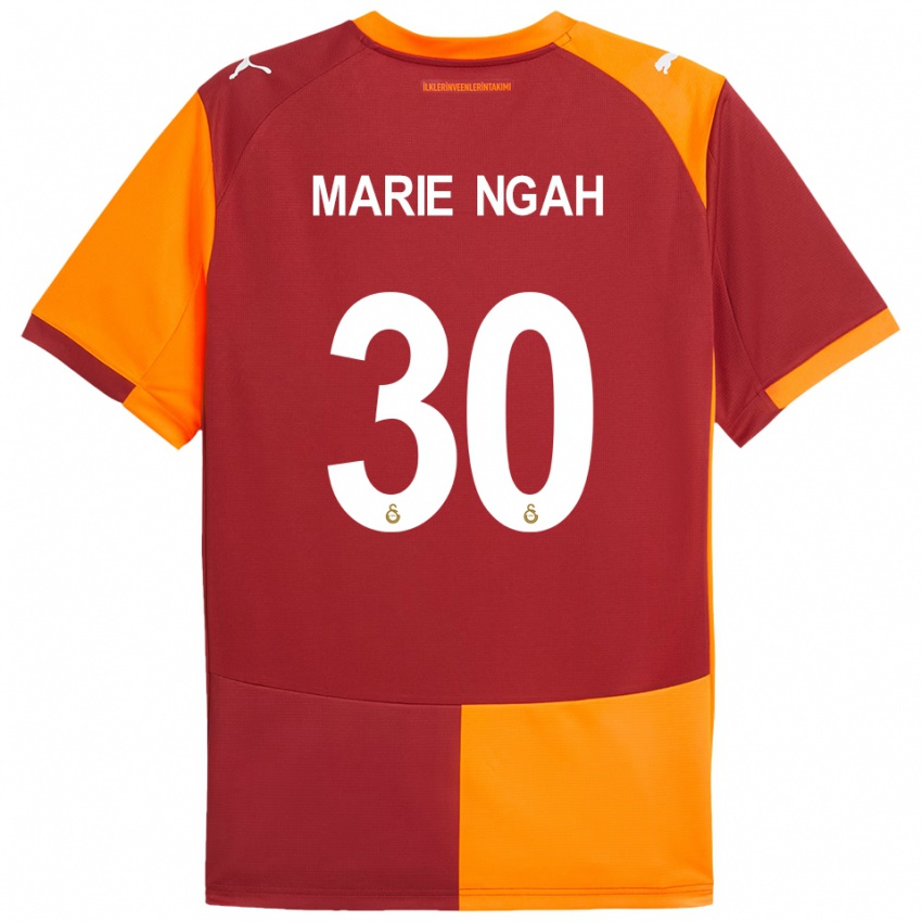 נשים Marie Gisele Divine Ngah Manga #30 אדום כתום ג'רזי ביתית 2025/26 חולצה קצרה