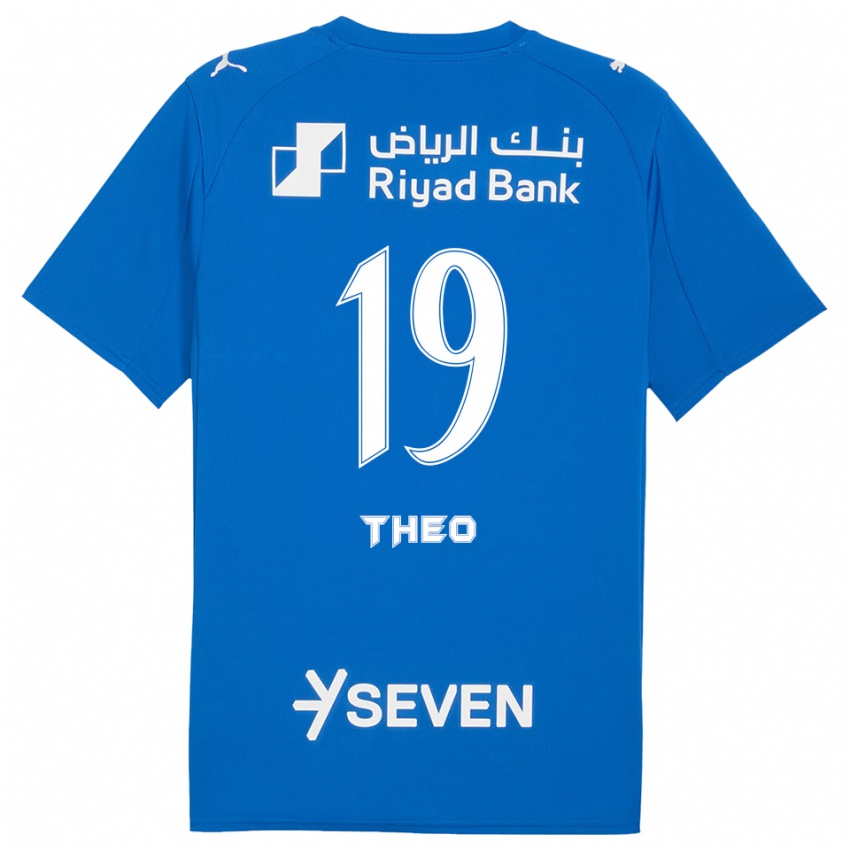 נשים תאו הרננדס #19 כחול לבן ג'רזי ביתית 2025/26 חולצה קצרה