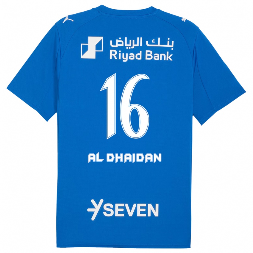 נשים Nadia Al-Dhaidan #16 כחול לבן ג'רזי ביתית 2025/26 חולצה קצרה