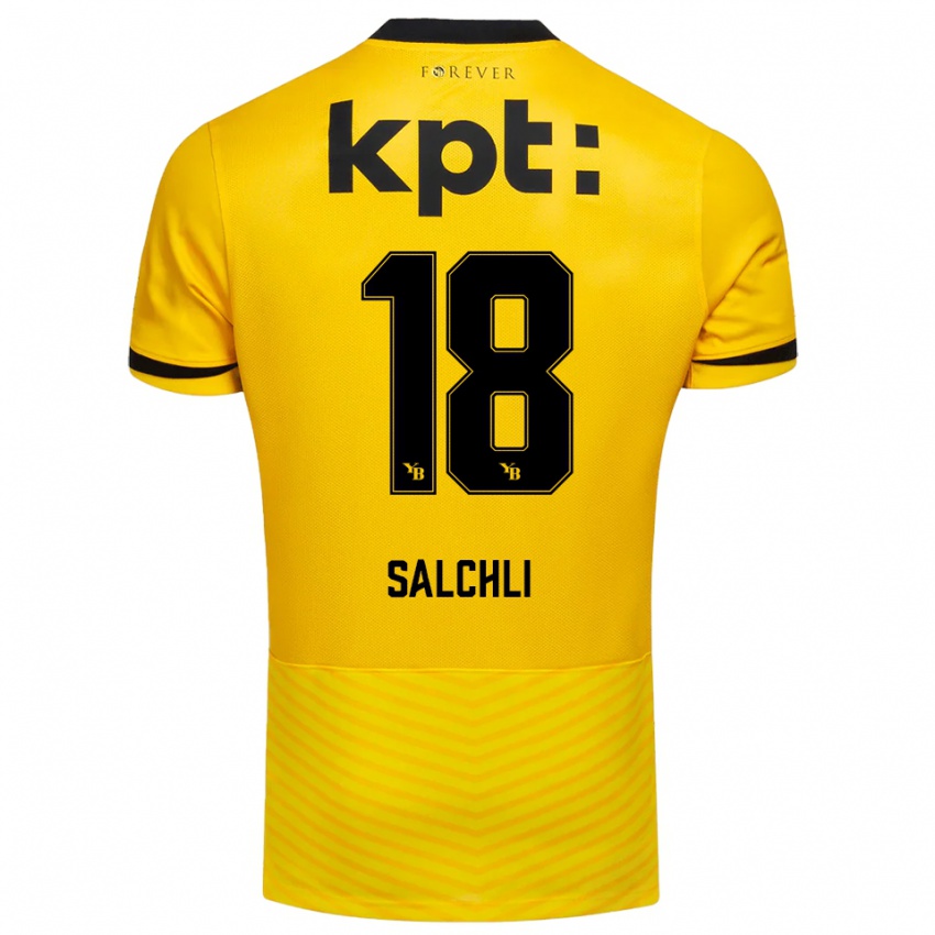נשים רובן סלקלי #18 צהוב שחור ג'רזי ביתית 2025/26 חולצה קצרה