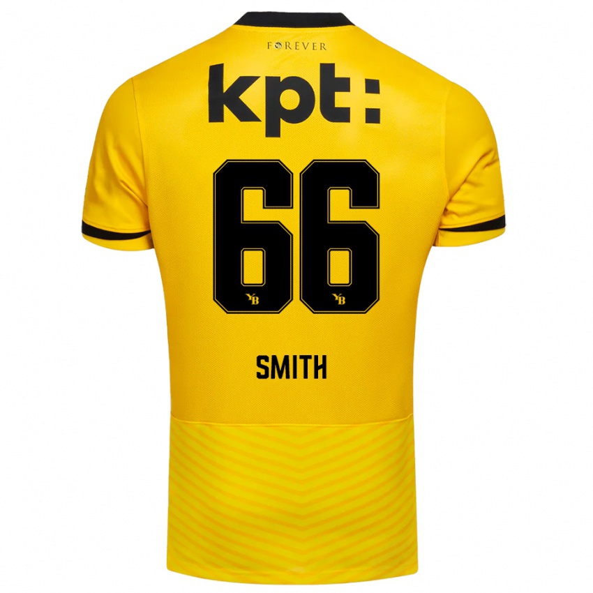 נשים רודרי סמית׳ #66 צהוב שחור ג'רזי ביתית 2025/26 חולצה קצרה