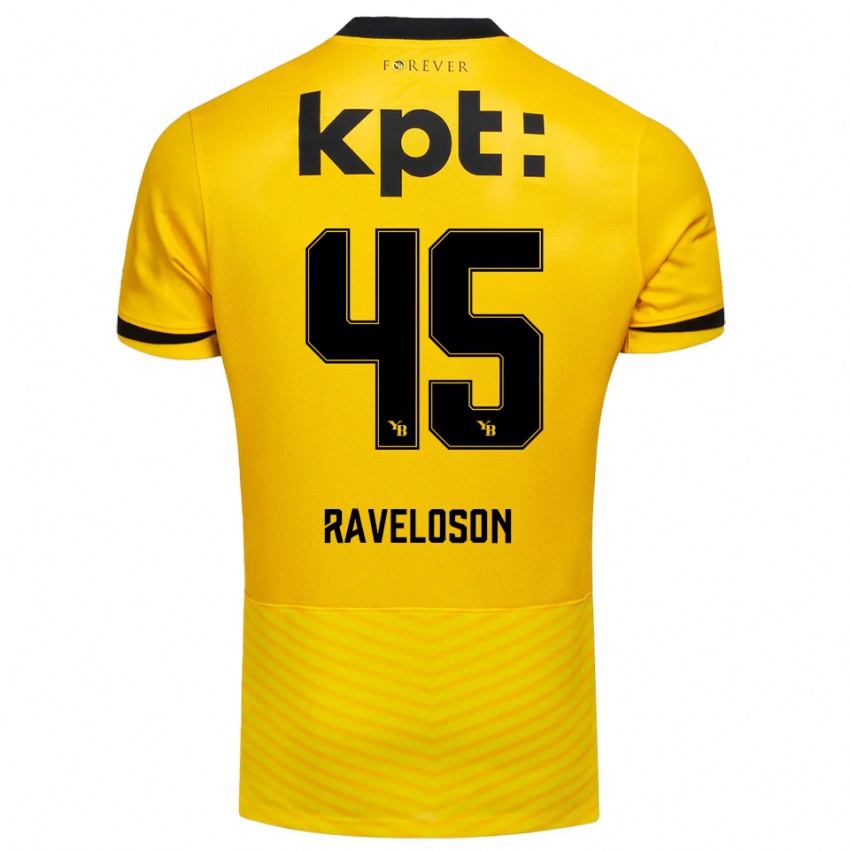נשים ראיין ראוולוסון #45 צהוב שחור ג'רזי ביתית 2025/26 חולצה קצרה
