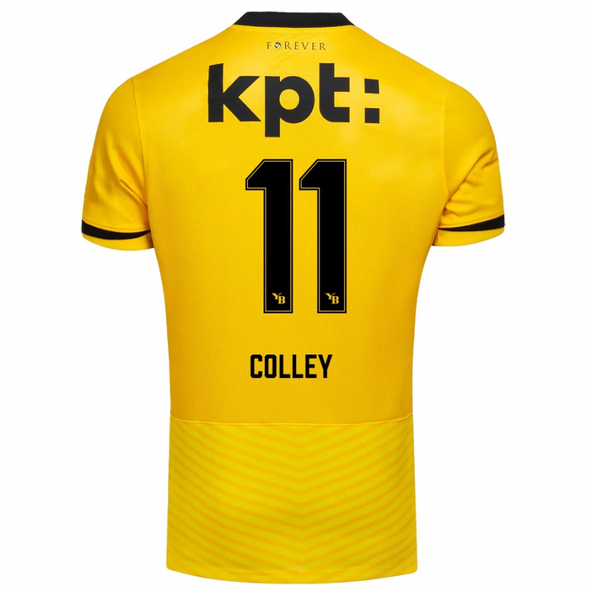 נשים אברימה קולי #11 צהוב שחור ג'רזי ביתית 2025/26 חולצה קצרה