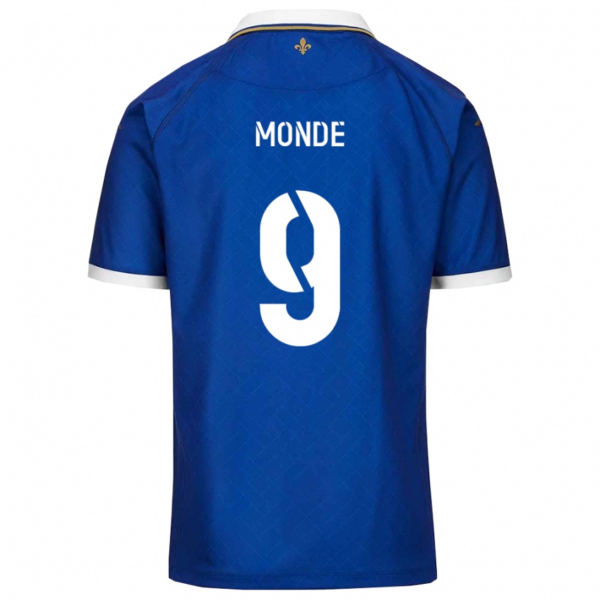 נשים Alex Monde #9 כחול זהב ג'רזי ביתית 2025/26 חולצה קצרה