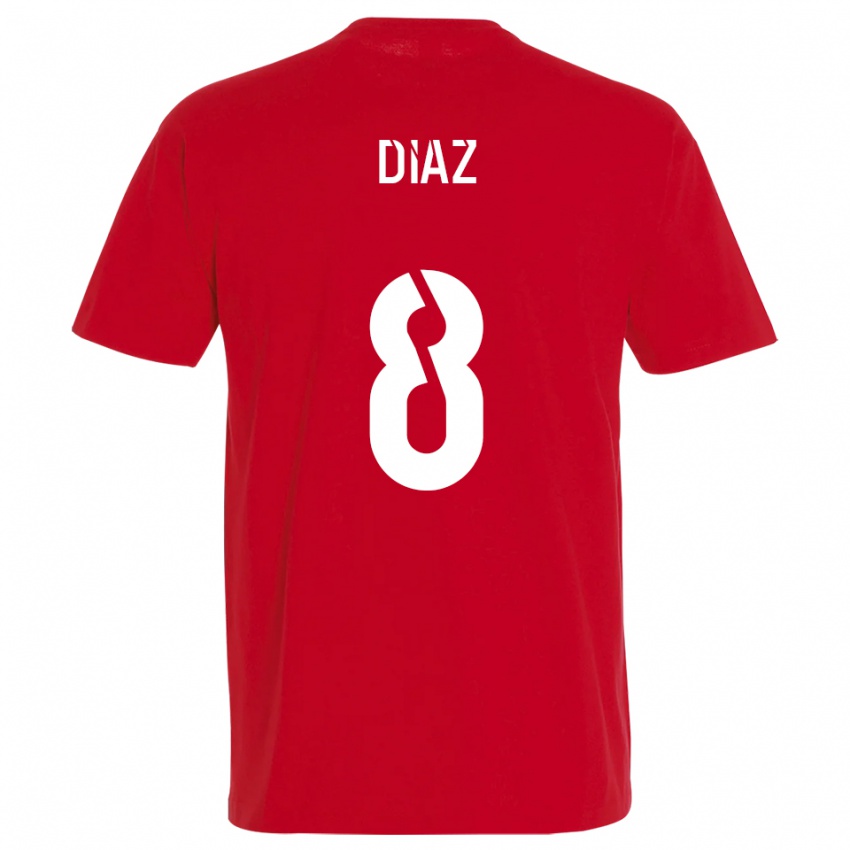 נשים Ryan Diaz #8 אדום צהוב ג'רזי ביתית 2025/26 חולצה קצרה