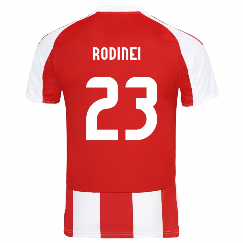 נשים Rodinei #23 אדום לבן ג'רזי ביתית 2025/26 חולצה קצרה