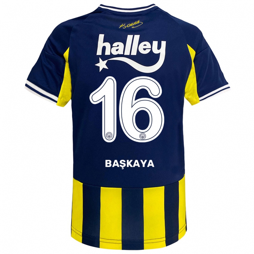 נשים פיראט בשקאיה #16 צהוב כחול נייבי לבן ג'רזי ביתית 2025/26 חולצה קצרה