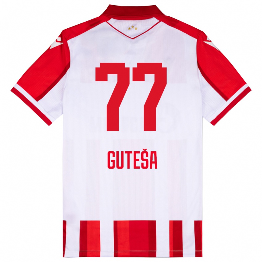 נשים איוואן גוטשה #77 אדום לבן ג'רזי ביתית 2025/26 חולצה קצרה