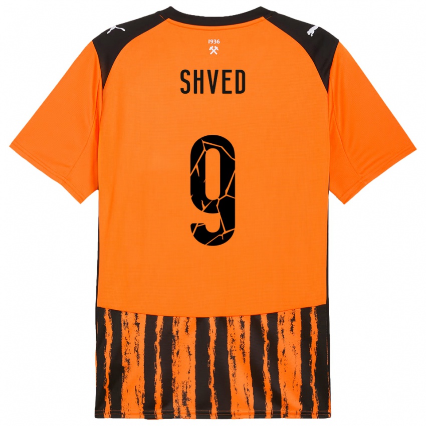 נשים מריאן שבד #9 כתום שחור ג'רזי ביתית 2025/26 חולצה קצרה