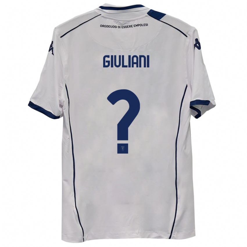 נשים Nicholas Giuliani #0 כחול כהה הרחק ג'רזי 2025/26 חולצה קצרה