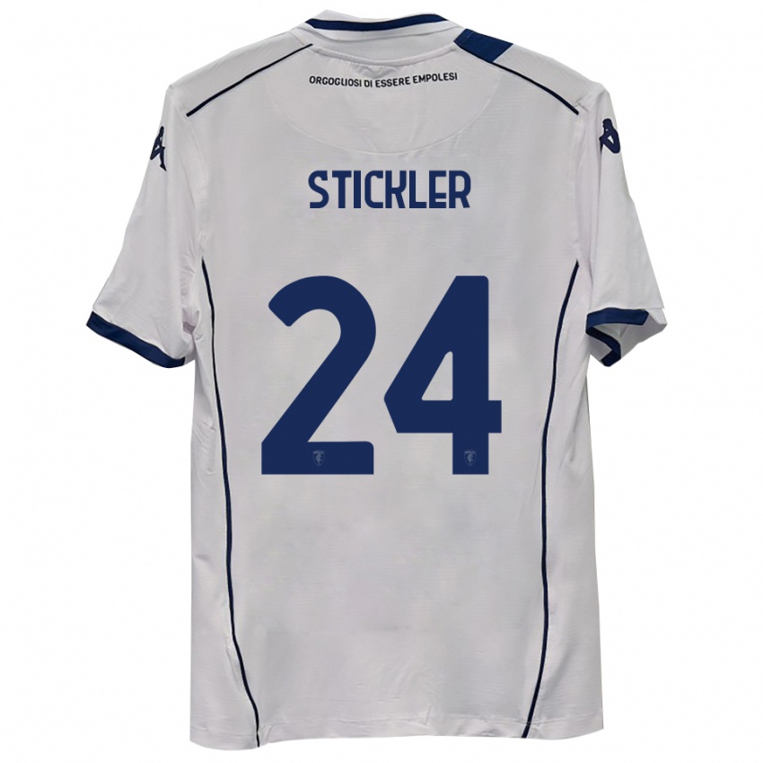 נשים Mateo Stickler #24 כחול כהה הרחק ג'רזי 2025/26 חולצה קצרה