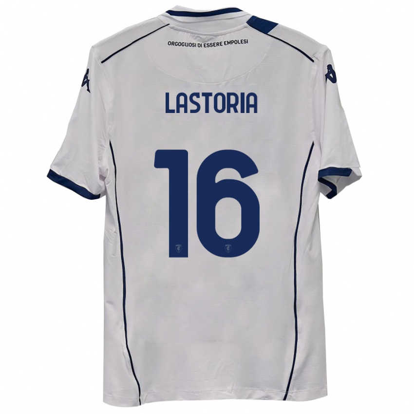 נשים Tommaso Lastoria #16 כחול כהה הרחק ג'רזי 2025/26 חולצה קצרה