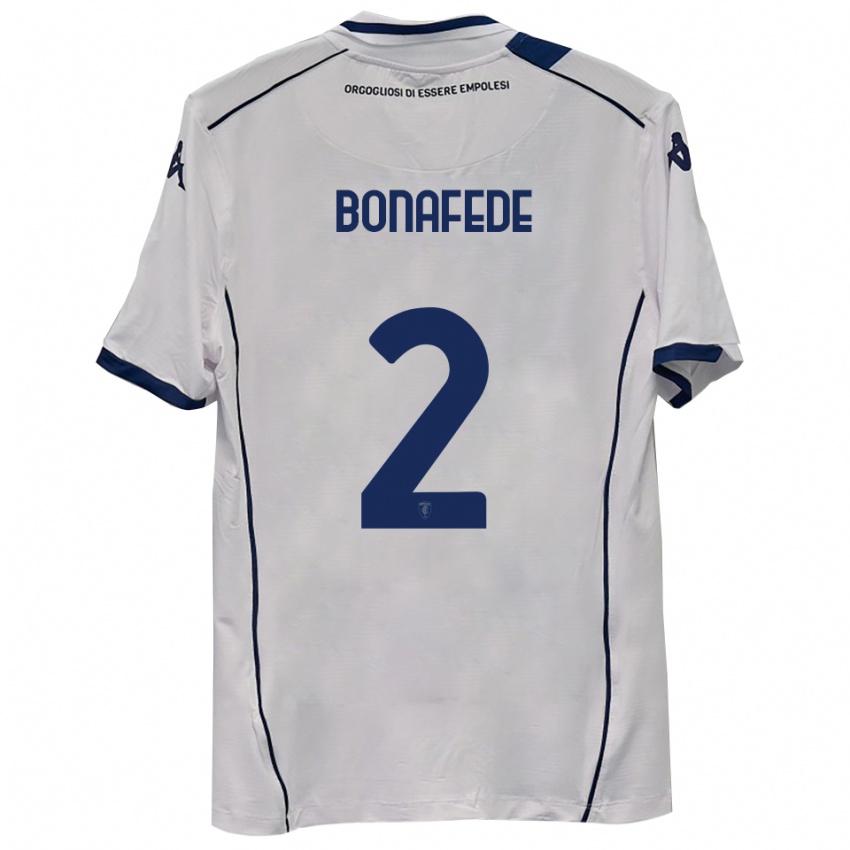 נשים Mattias Bonafede #2 כחול כהה הרחק ג'רזי 2025/26 חולצה קצרה