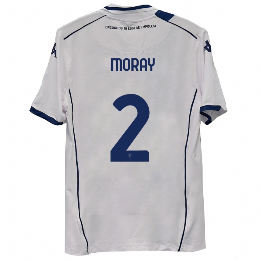 נשים Jeremy Moray #2 כחול כהה הרחק ג'רזי 2025/26 חולצה קצרה