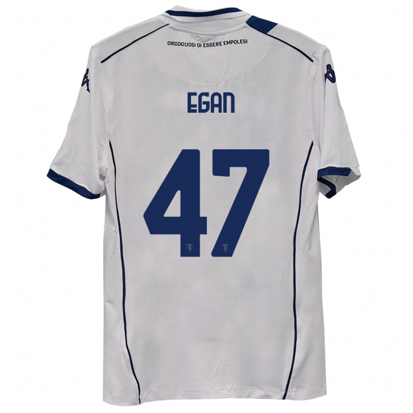 נשים Matteo Egan #47 כחול כהה הרחק ג'רזי 2025/26 חולצה קצרה