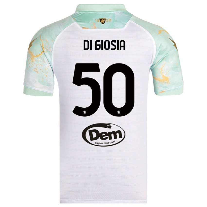 נשים ג׳קופו די ג׳וזיה #50 לבן שחור הרחק ג'רזי 2025/26 חולצה קצרה