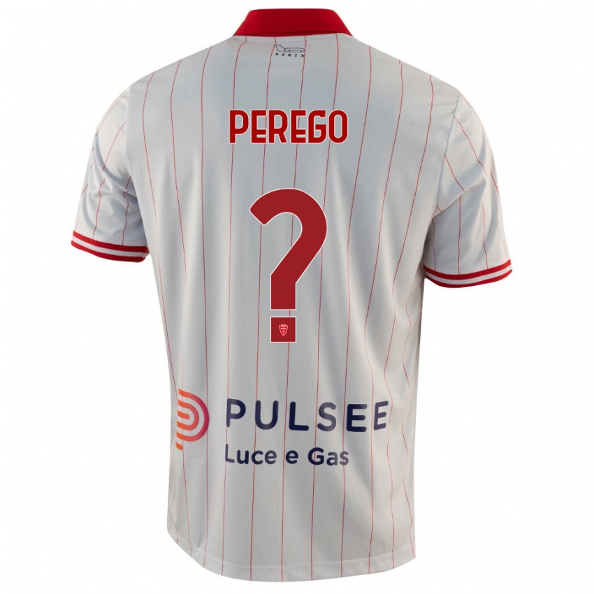 נשים גרגוריו פרגו #0 לבן אדום כחול הרחק ג'רזי 2025/26 חולצה קצרה