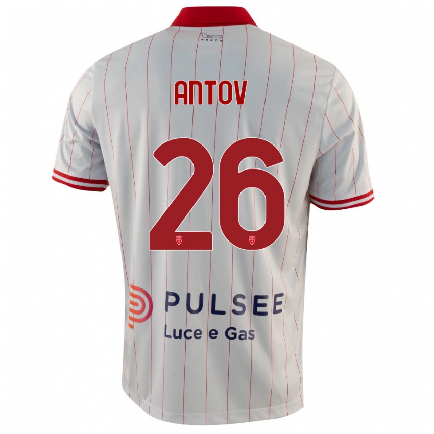 נשים ולנטין אנטוב #26 לבן אדום כחול הרחק ג'רזי 2025/26 חולצה קצרה