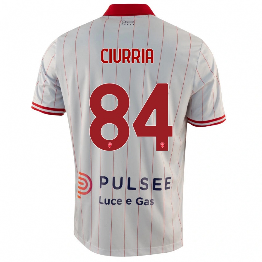 נשים Patrick Ciurria #84 לבן אדום כחול הרחק ג'רזי 2025/26 חולצה קצרה