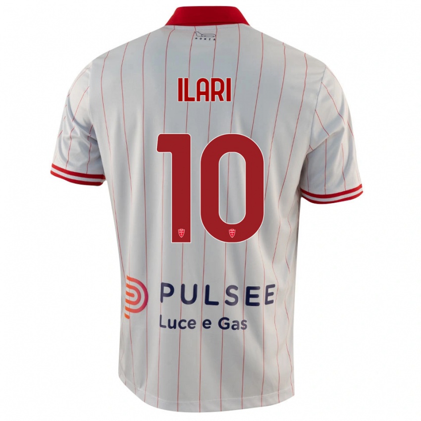 נשים Mario Ilari #10 לבן אדום כחול הרחק ג'רזי 2025/26 חולצה קצרה